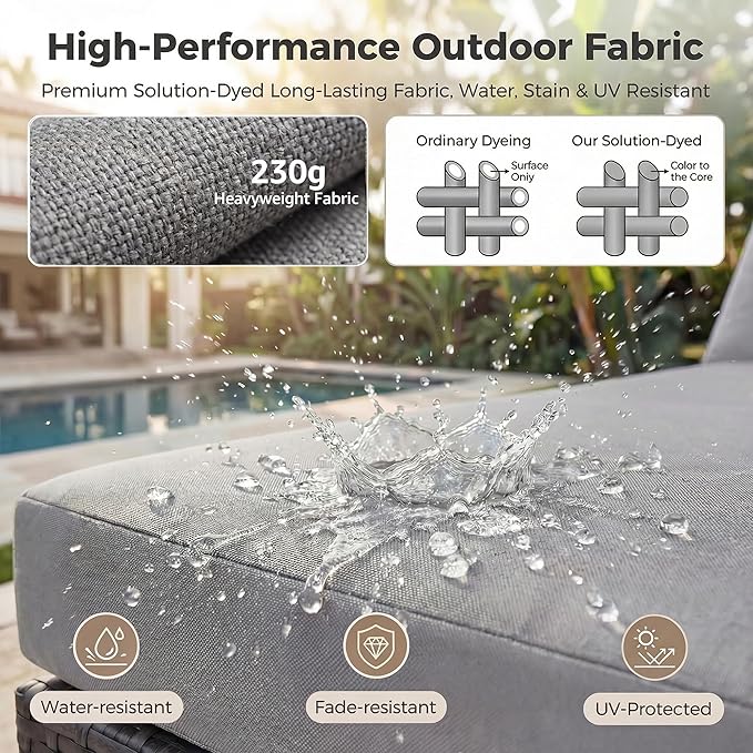 NICESOUL 9 Piece Patio Set - Image 9