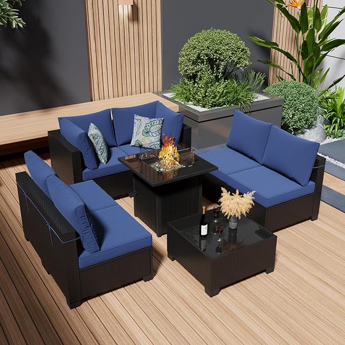 8 Piece Patio Furniture Set - Image 8