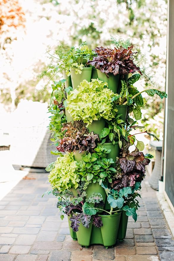 Greenstalk Patented Large 5 Tier Vertical Garden Planter - Image 2