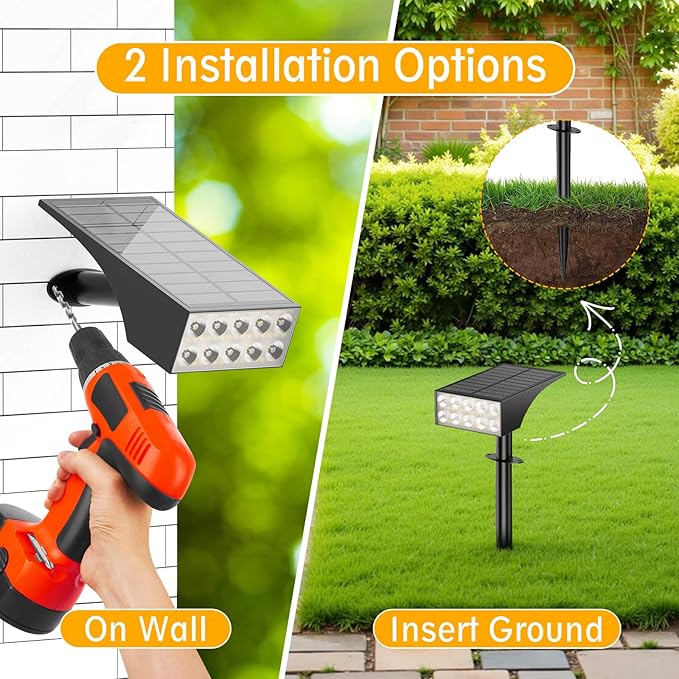 Solar Lights Outdoor Waterproof Ip68, Outdoor Solar Light Landscape Lighting - Image 5