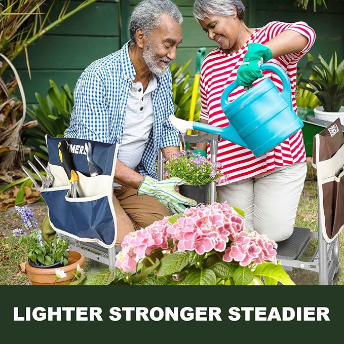 Aimerla Foldable Garden Kneeler Seat Heavy Duty Gardening Stool - Image 4