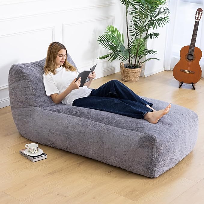 Giant Bean Bag Lounger Chair for Adults by Unknown