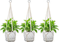 Macrame Plant Hanger, Fits 4-13 Inch Pots, Boho Hanging Plant Holder by IDEEEPAN