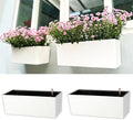 LaLaGreen Wall Planter for Outdoor Wall Mounted Self Watering System White by L%C3%A1L%C3%A1Green