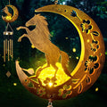 Moon Horsebird Wind Chime Outdoor, Handcrafted Metal Garden Wind Chimes by ShangTianFeng