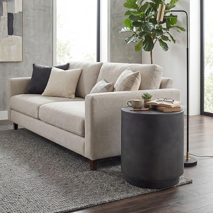 HOMCOM Round Side Table, Lightweight Accent Table - Image 10