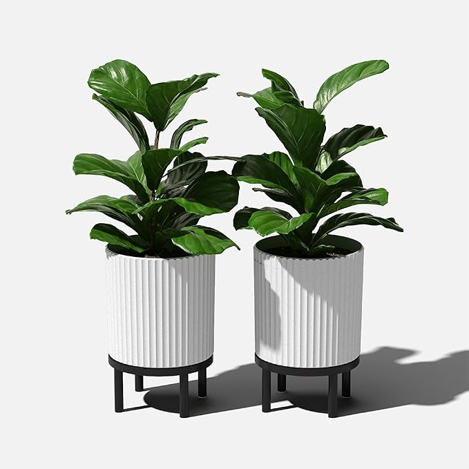 Veradek Demi Series Round Planter w/Stand - Image 9