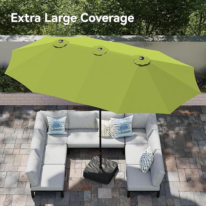 PHI VILLA 15ft Large Patio Umbrellas - Image 2