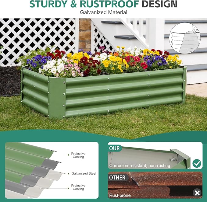 Galvanized Raised Garden Bed - Image 5