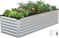 INNO STAGE 8x3x2ft Galvanized Raised Garden Bed, Raised Garden Bed Kit-Metal by INNOSTAGE
