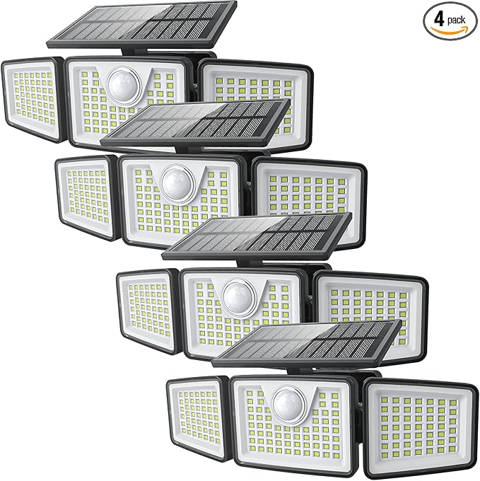 2500LM Solar Lights Outdoor by ChargebySunLightUpHome