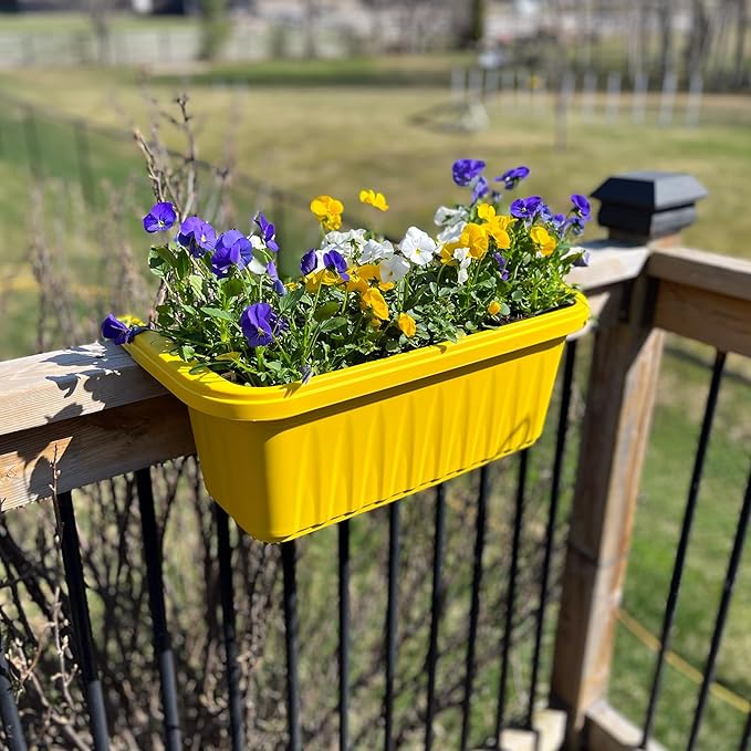 Apollo Exports International 20" Adjustable Railing Planter - Image 7