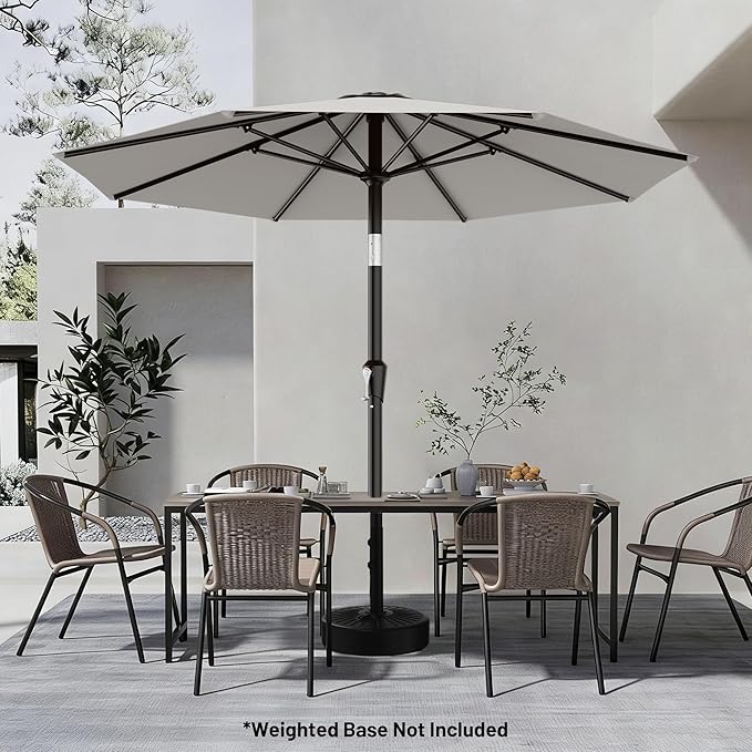 AreShark 9 FT Patio Umbrella for Outdoor, Outdoor Table Umbrella - Image 6