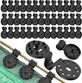 Heavy Duty Round Shade Cloth Clips 40 Pcs by HYASIA