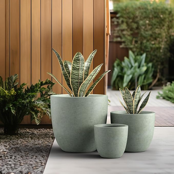 Kante 18", Outdoor Indoor Large Planter Pots - Image 5