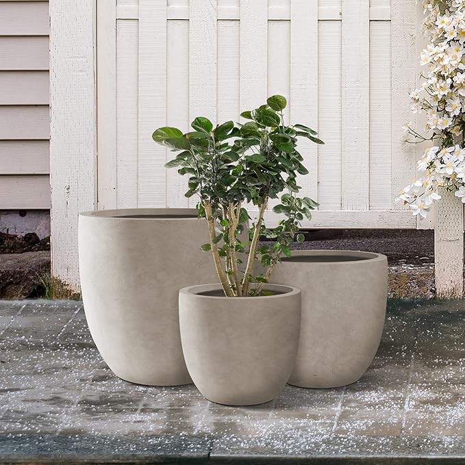 Kante 18", Outdoor Indoor Large Planter Pots - Image 4
