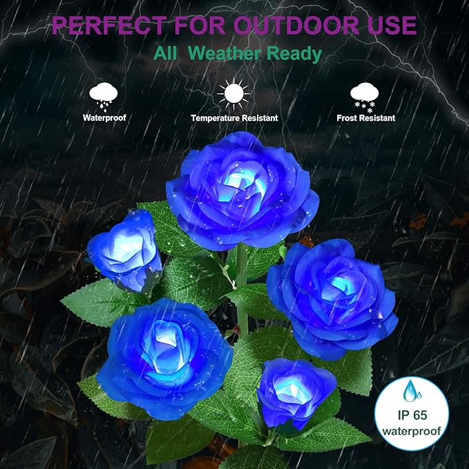 Solar Flower Lights Outdoor - Image 5