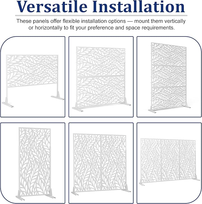 Outdoor Privacy Screen, Freestanding Privacy Fence Panels - Image 5