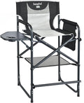 SUNNYFEEL Tall Camping Directors Chair, Portable Folding Artist Makeup Chair by SunnyFeelCamping