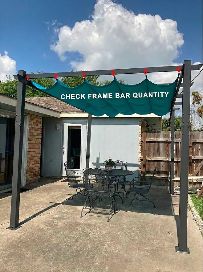 Pergola Shade Cover Replacement Canopy Top Compatible - Image 2
