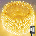 Extra-Long 300LED Christmas Lights Outdoor Indoor, Upgraded Warm White String by SANJICHA