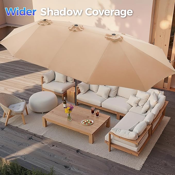 SUPERJARE 15FT Outdoor Umbrella - Image 4