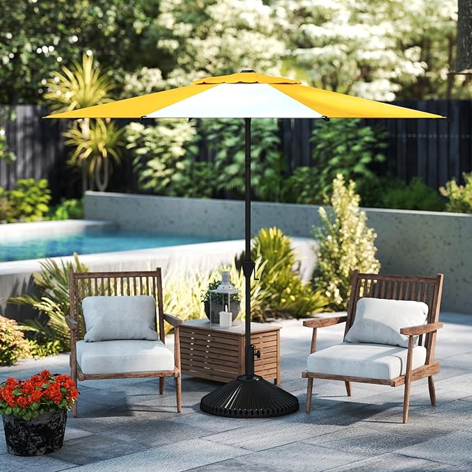 Abba Patio 9FT Lyon Outdoor Patio Umbrella Outdoor Table Umbrella - Image 2