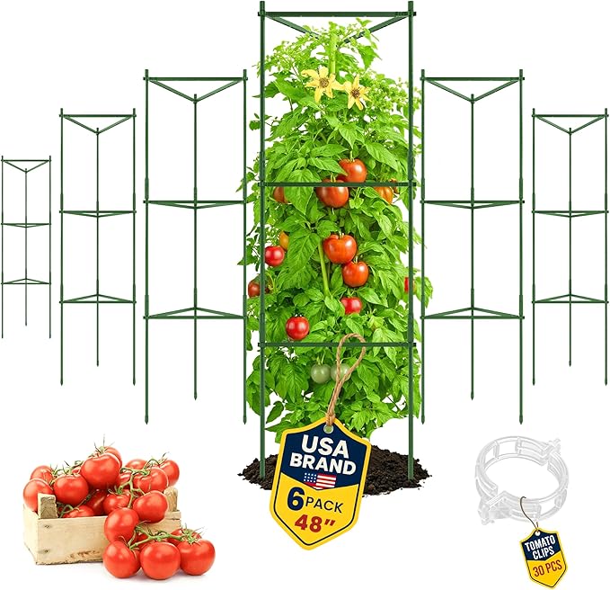 Tomato Cage - Large Trellis Stakes and Plant Support Structures by K-BRANDS