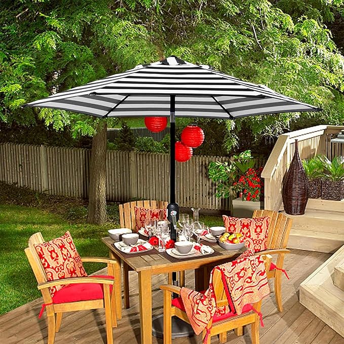Blissun 7.5 ft Patio Umbrella, Yard Umbrella, Outdoor Market Umbrella - Image 7