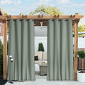 NICETOWN Outdoor Curtains for Patio Waterproof 108 inches Long 2 Panels by NICETOWN
