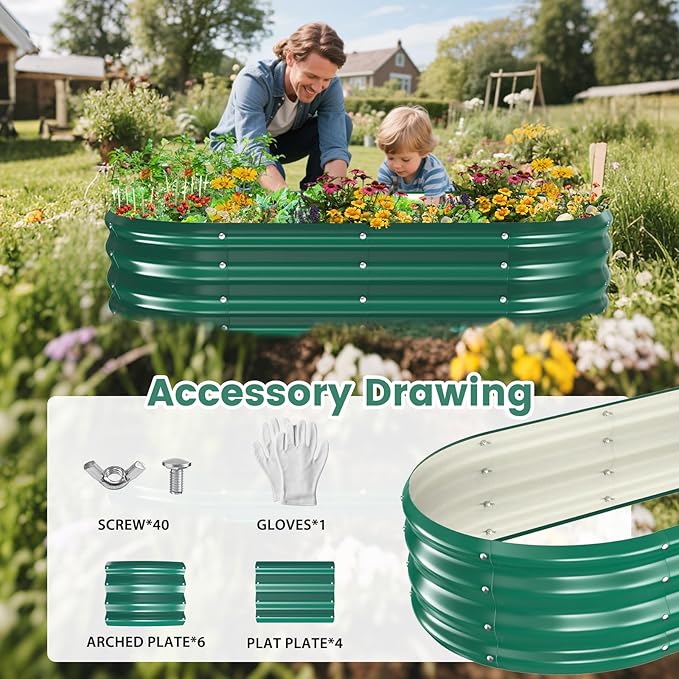 Galvanized Raised Garden Beds for Gardening - Image 4