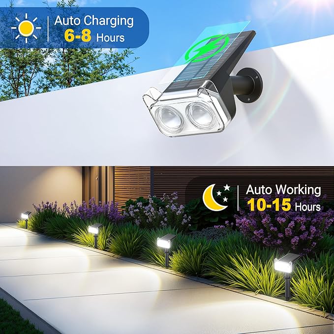 LETMY Solar Spot Lights Outdoor Waterproof - Image 7