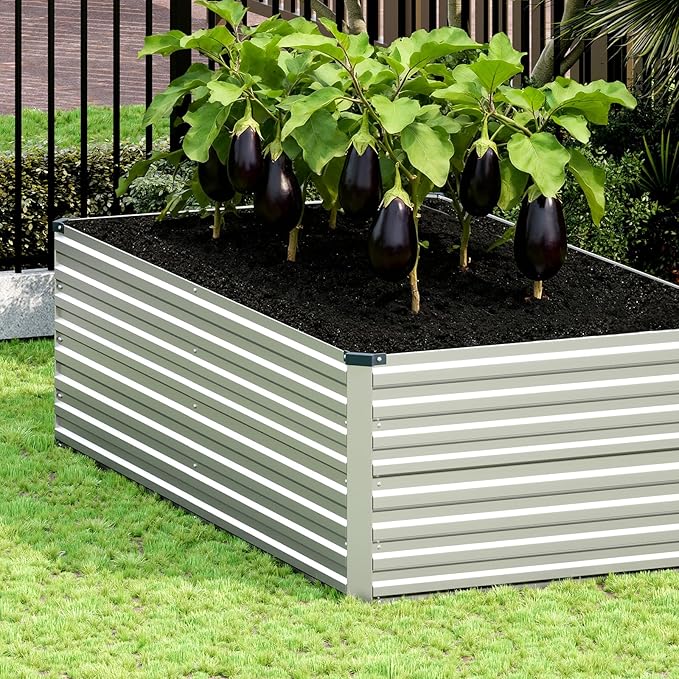 Vengarus 6x3x2FT Galvanized Raised Garden Bed Kit, Deep Root Planter Box - Image 5