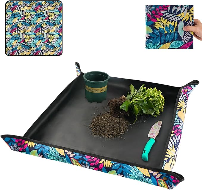 Waterproof Potting Mat for Indoor Plant Transplanting and Dirt Control by FocusonGardeningProjects