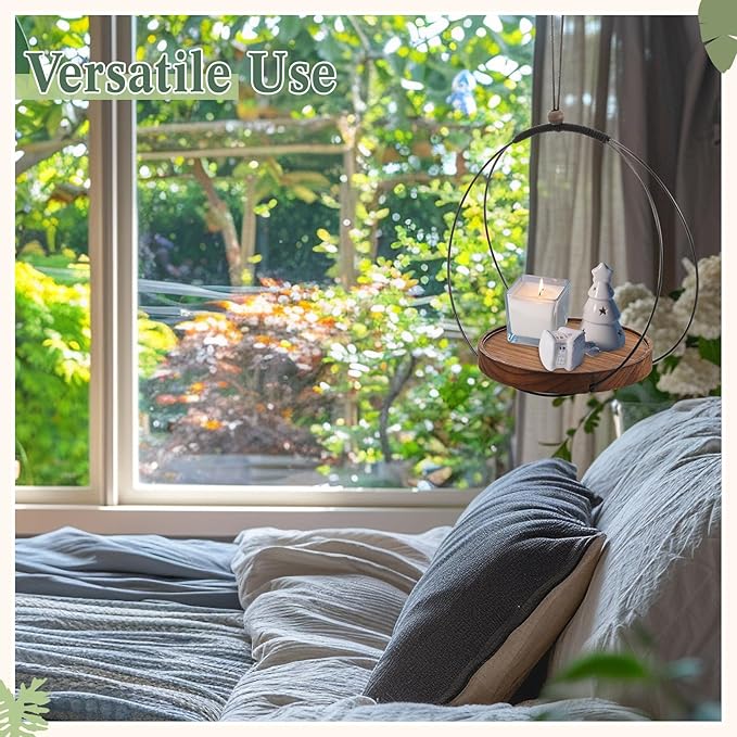 3 Pack Hanging Planters for Indoor Black Plant Hanger - Image 4