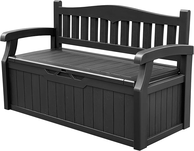 Devoko 80 Gallon Storage Bench Deck Box Lockable by DEVOKO