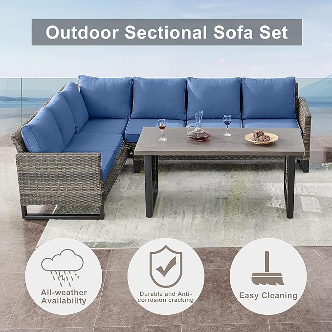 Belord Patio Sectional Furniture Set - Image 4