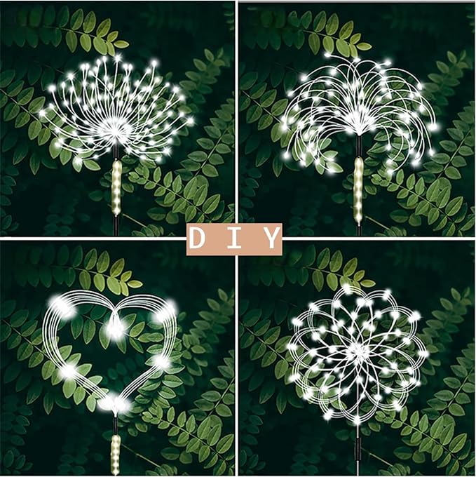Garden Decor Solar Lights Outdoor, 155LED 8 lighting modes pole light - Image 5