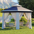 Garvee Pop Up Gazebo Screen Tent, Hexagonal Instant Gazebo Tent by Garvee