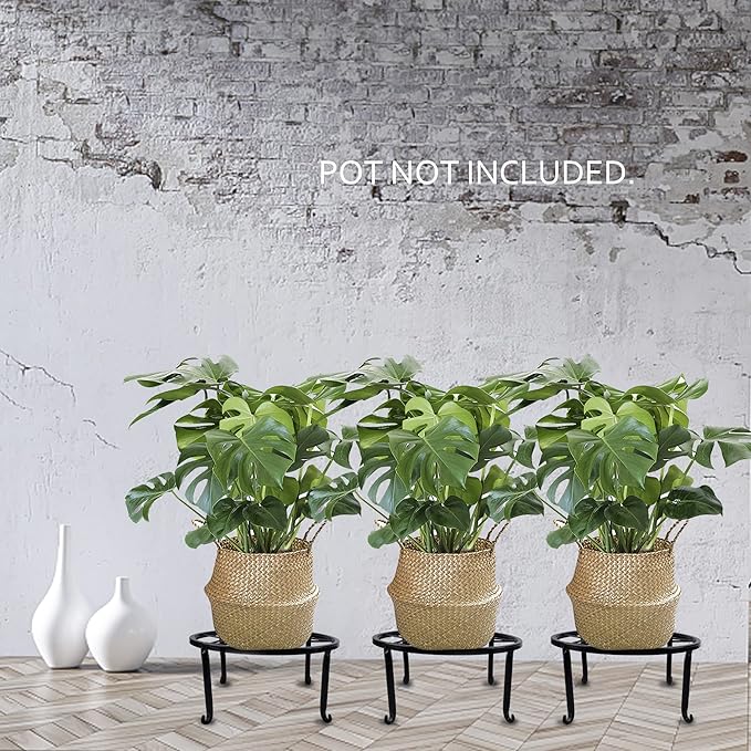 yosager 4 Pack Metal Plant Stands - Image 4