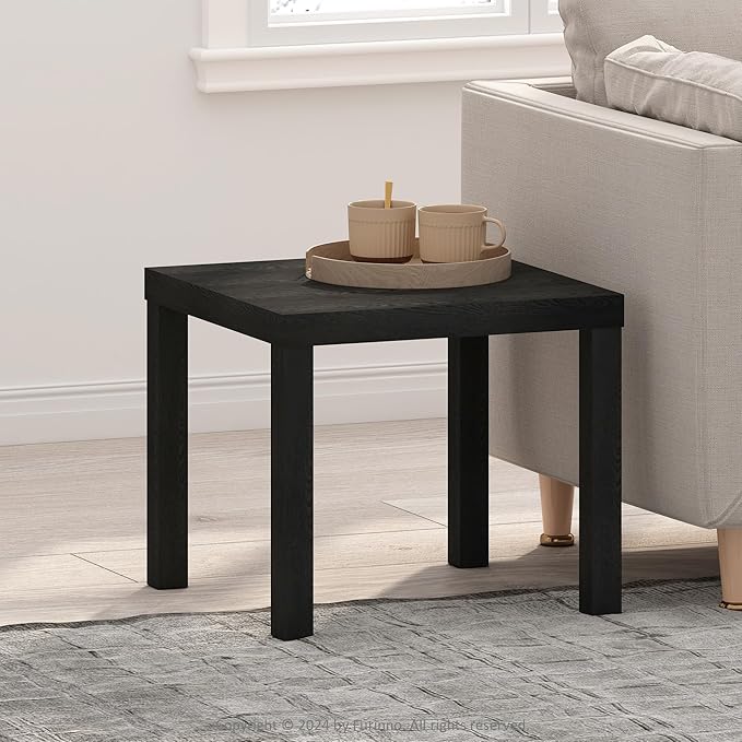 Furinno Classic Coffee Table, Square Modern Coffee Table - Image 3