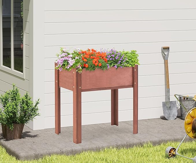 SoliWood Set of 2 Raised Garden Bed - Image 2