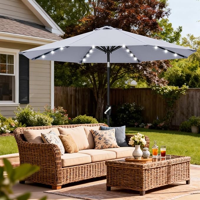 ABCCANOPY 10FT Durable Solar Led Patio Umbrellas - Image 8
