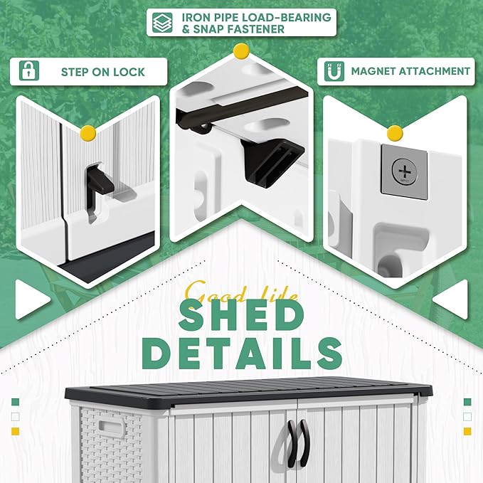 Devoko Outdoor Storage Cabinet 26 Cu Ft - Image 4