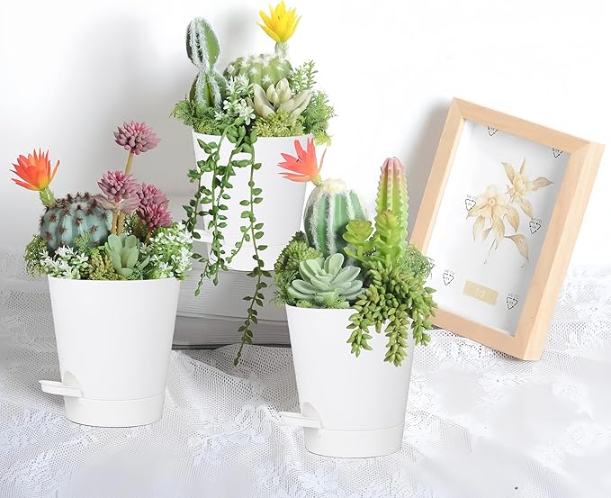 12 Pack 4 Inch Self Watering Plant Pots - Image 5