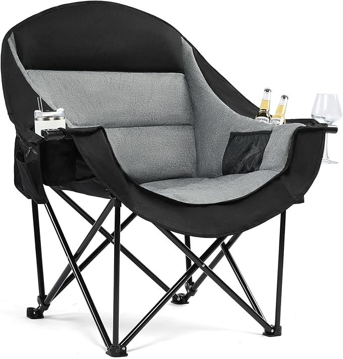 Oversized Camping Chairs for Adults by PUVASIA