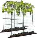 VIVOSUN 7Ft. Arch Trellis for Climbing Plants, Lightweight Metal Plant Support by VIVOSUN