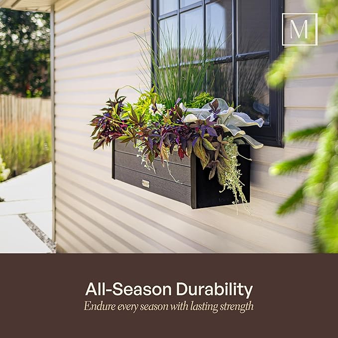 Mayne Vista 2ft Modern Window Box Planter - Image 6