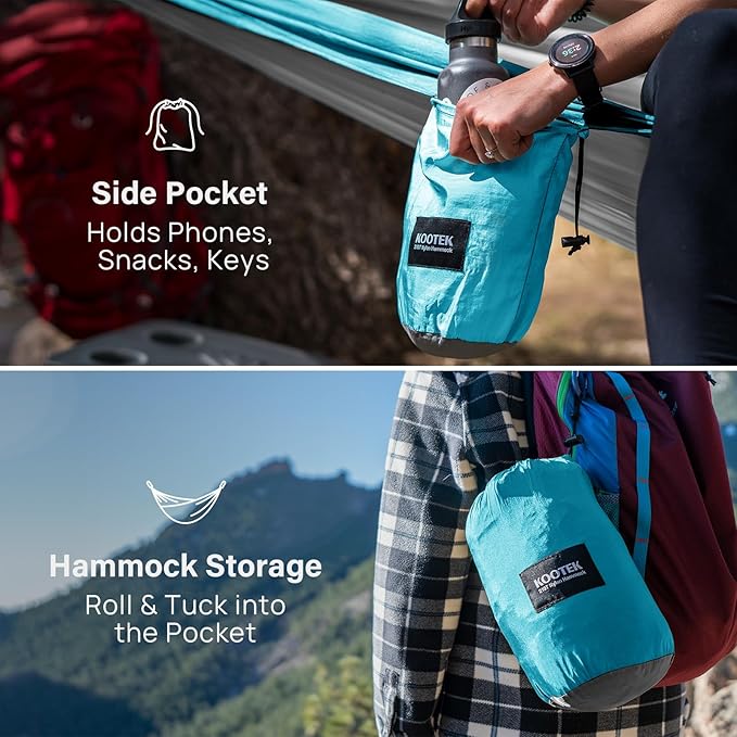 Kootek Camping Hammock, Portable Hammocks - Image 4