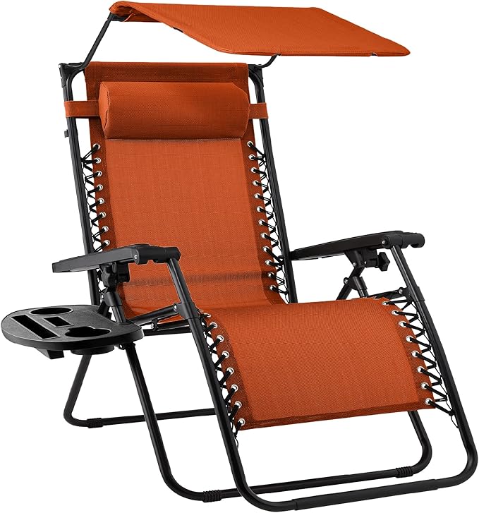 Best Choice Products Folding Zero Gravity Outdoor Recliner Patio Lounge Chair by BestChoiceProducts